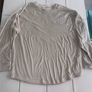 VS PINK Velvet ‘Love Pink’ Crewneck Sweater